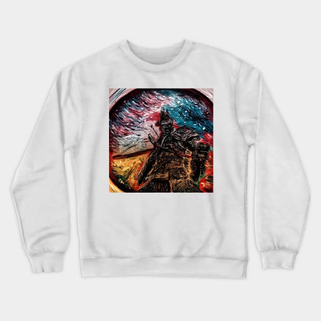 samurai wind Crewneck Sweatshirt by KylePrescott